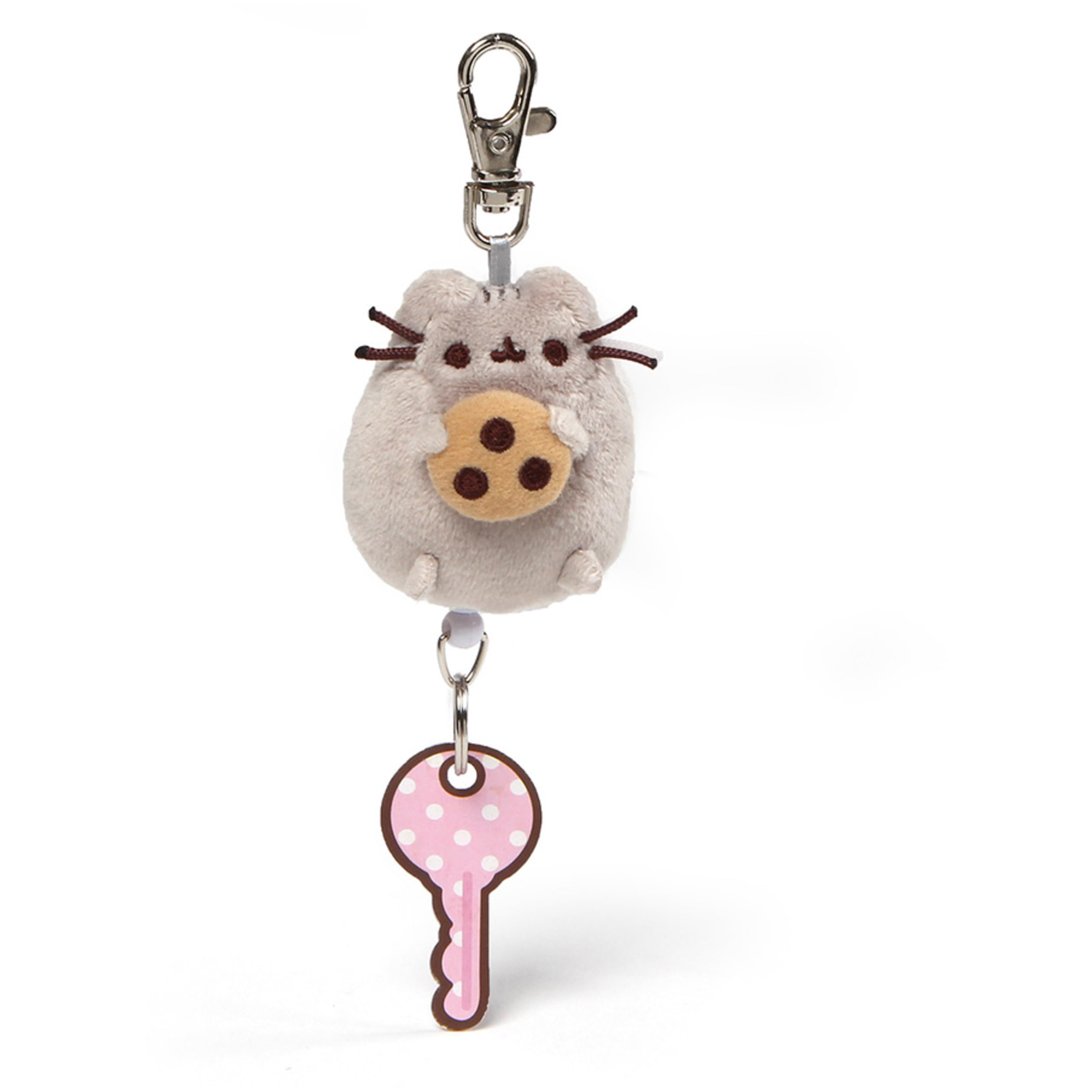 Amazon.com: GUND Pusheen with Cookie Plush Retractable Keychain