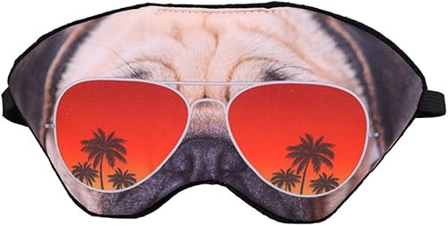 HXINFU 3D máscara de ojos para mujeres durmiendo viaje hogar oficina luz cubierta dormir ojos ojos divertido