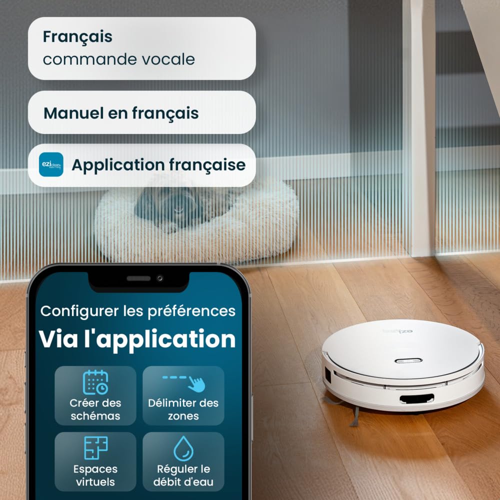 Z15 Pro robot odkurzający z bazą spustową eziclean® All In One Z15 Pro