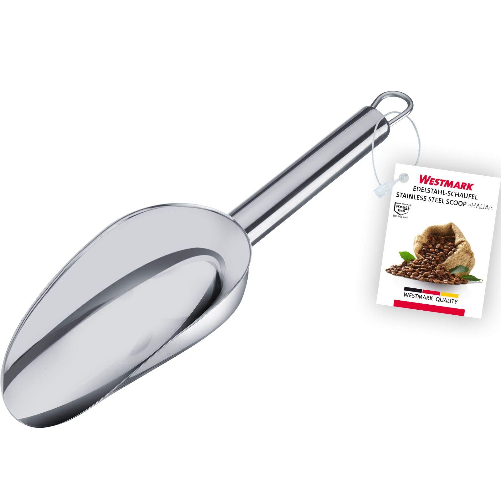 Westmark Paletta per pesare/riempire, Capacità: 50 ml (ca. 75 g di farina), Acciaio inox, Halia, Argento, 91022270