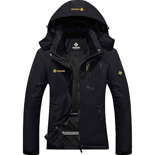 GEMYSE Women's Mountain Waterproof Ski Snow Jacket Winter Windproof Rain Jacket