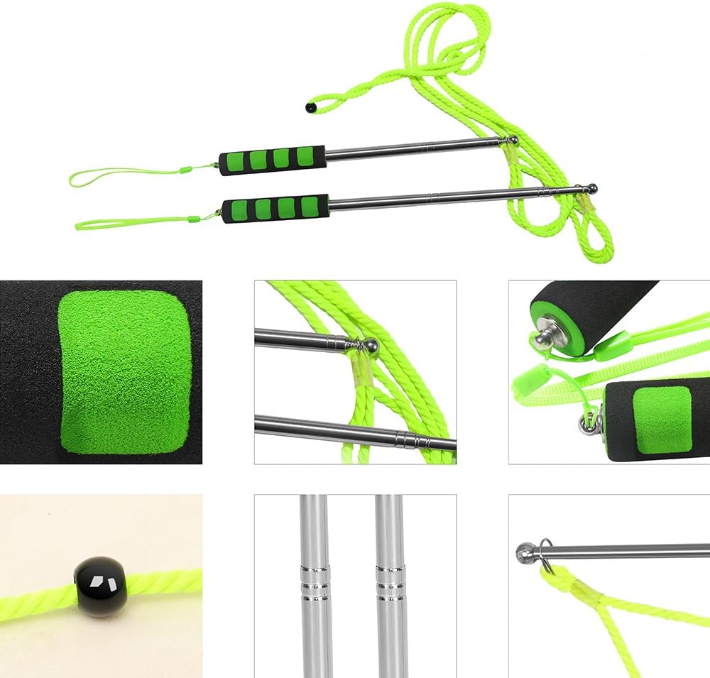 E-Know Bubble Wand,3 Style Giant Bubble Wand Outdoor Toy for Kids, Recyclable Stainless Steel,Telescopic Design Bubble Party Favors, Works Best Bubbleventi Bubble Mix