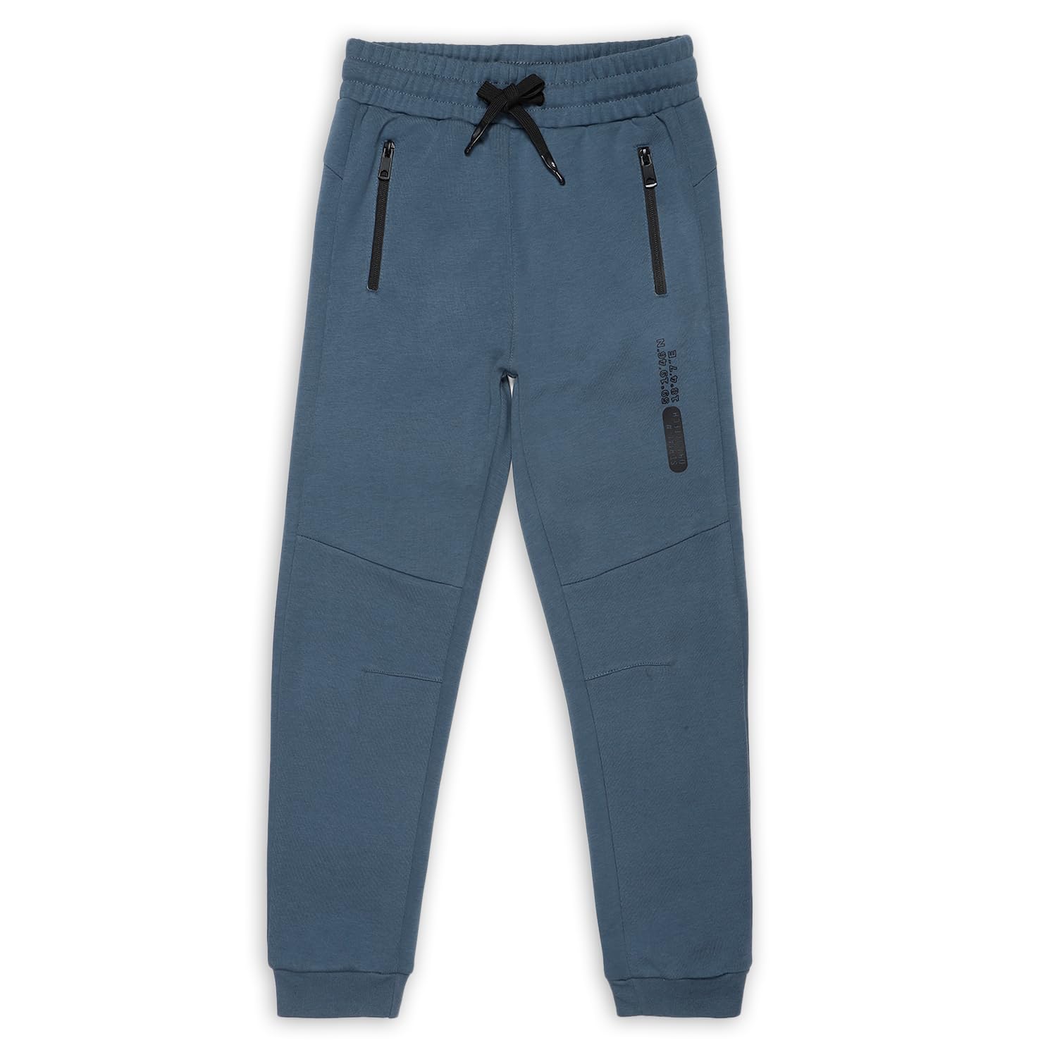 Alan Jones Clothing Boys Solid Joggers Trackpant | Ribbed Hem & Waist | Drawstring Closure | Sizes 5-16 Years | Heavy GSM Fabric-image-35