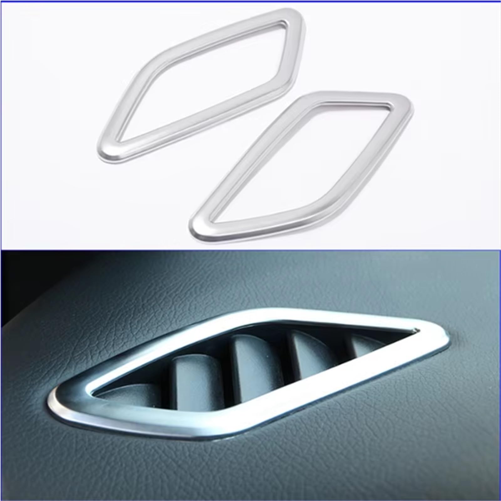 Compatible Con Benz Para GLA-Class 200 X156 2013 2014 2015 2016 2017 2018 2019 Engomada Cubierta Ajuste Decorativo Ventilación Aire Tablero Instrumentos Coche