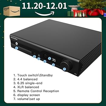 Amazon.co.jp: GUSTARD H26 クラスA ヘッドフォンアンプ & プリアンプ