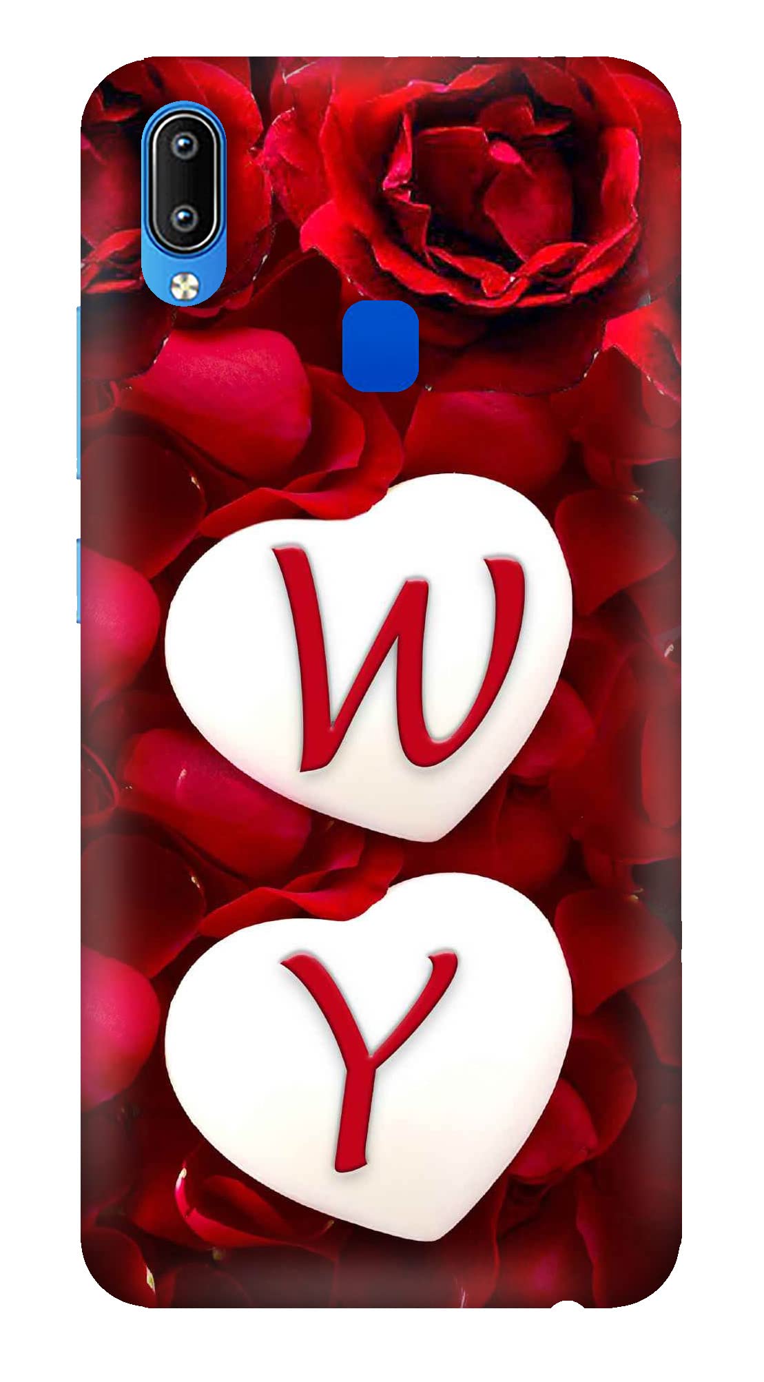 zugam Back Cover Compatible for Vivo Y91/ Y93/ Y95/ U1 |Designer Printed Hard Back Case Cover |Letter W/Alphabet W/Name W/Letter W with Y/W Love Y /(5885) (zugamST-0741-Letter W with Y-Vivo-Y91-5885)