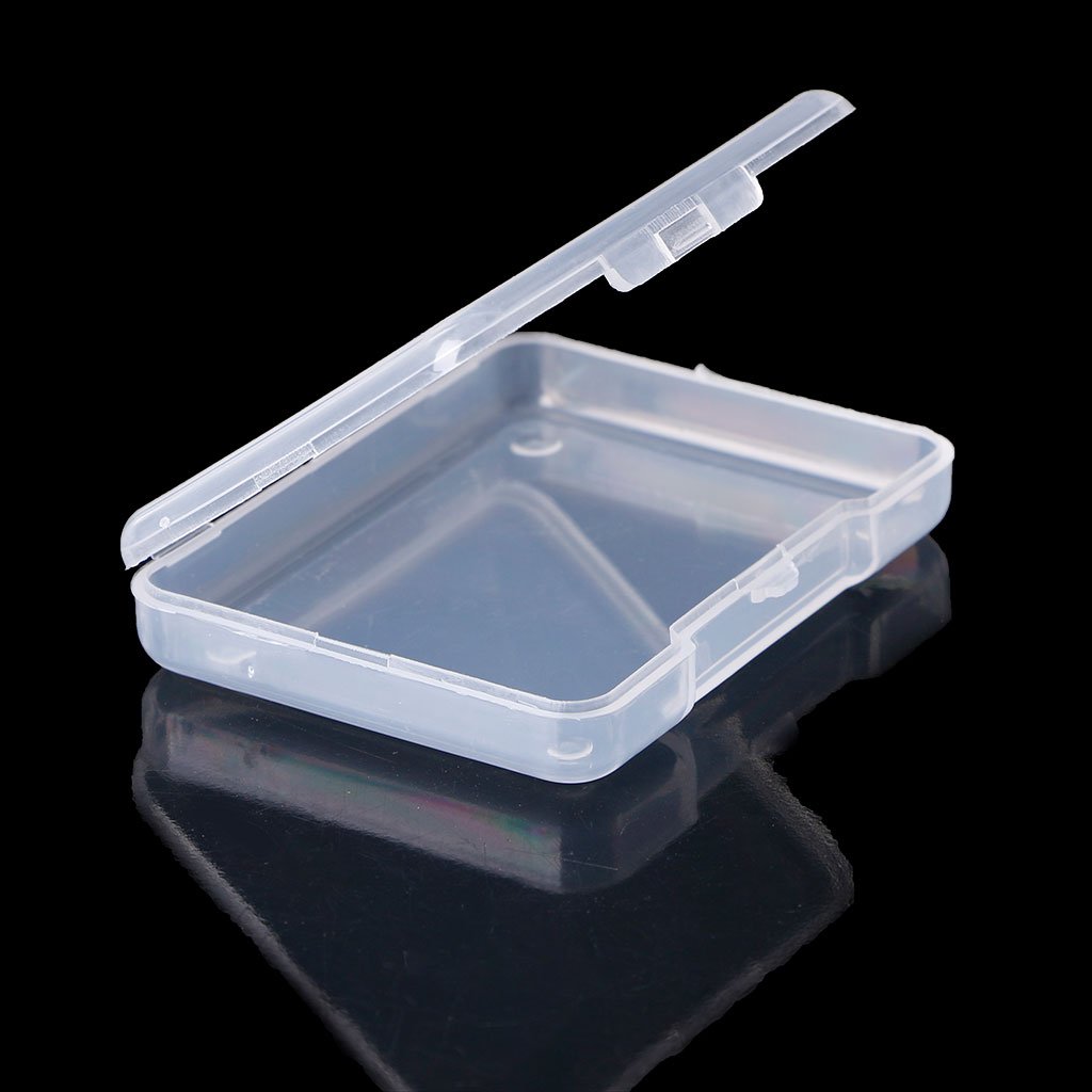 Rectangular Clear Transparent Storage Box Collection Container