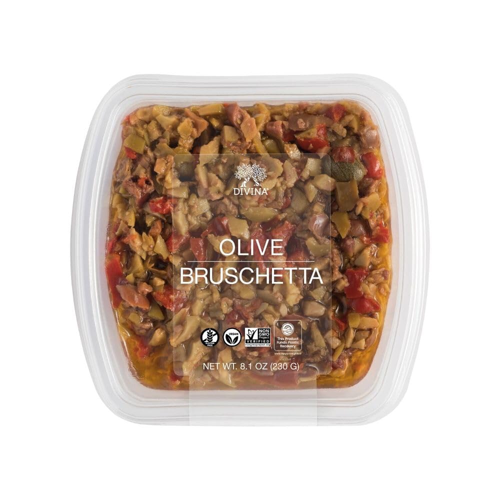 Divina Bruschetta Olive Deli Cup, 8.1 OZ