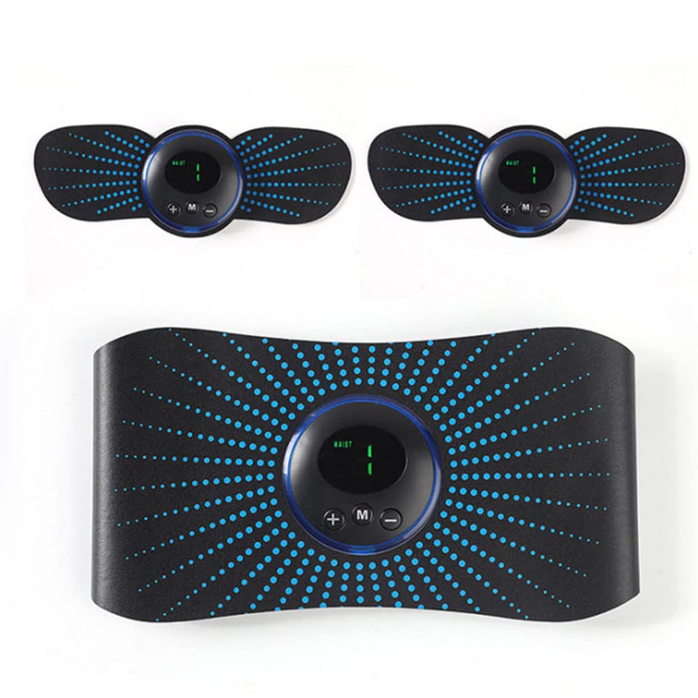 Elektryczny pas wyszczuplający ABS ze stymulatorem USB, inteligentnym EMS, do treningu mięśni brzucha, tonizujący, do ciała, ramion, nóg i talii, do odchudzania, fitness, unisex