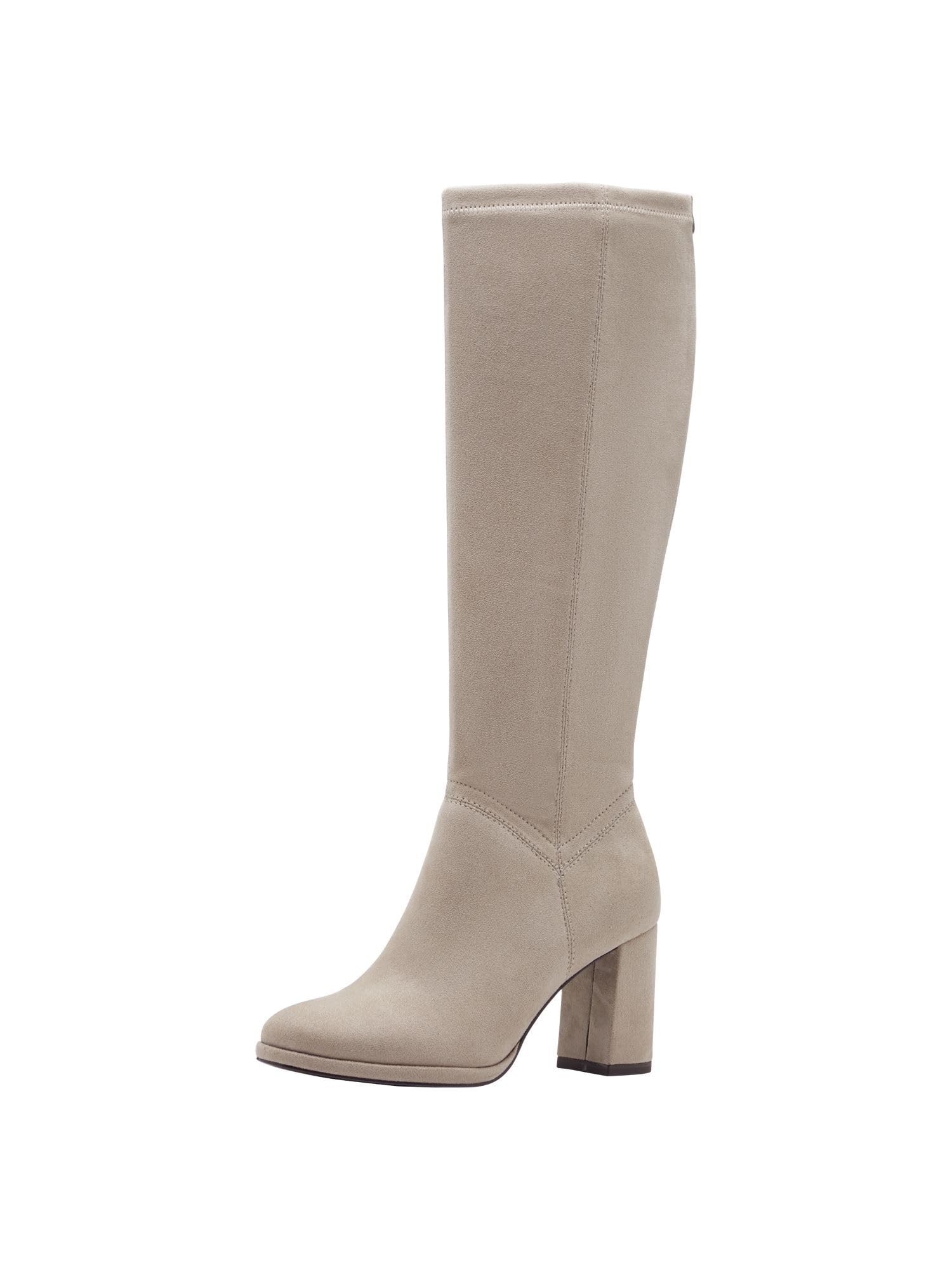 Tamaris Women's Flat Boots, taupe, 7.5 UK