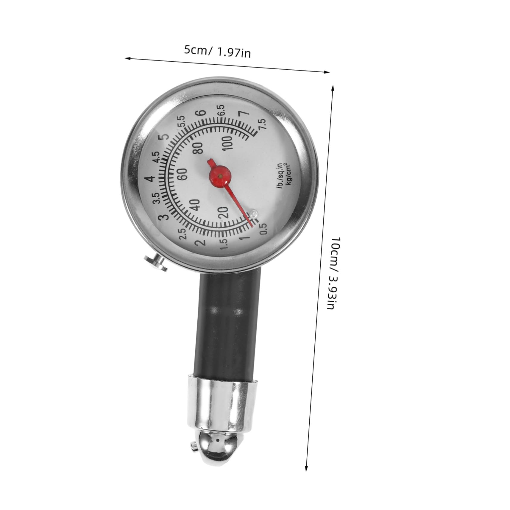 BESTYASH Dial Tire Pressure Gauge for Cars Accurate Pressure with Case Essential Tire Pressure Testing Tool for Safe Driving Compatible with Motorcycles and Trucks