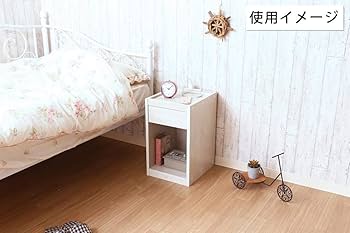 シングルベッド2台＋ベッドサイドテーブル ベッドサイドテーブル シングルベッド用テーブル HY8040 ミドル