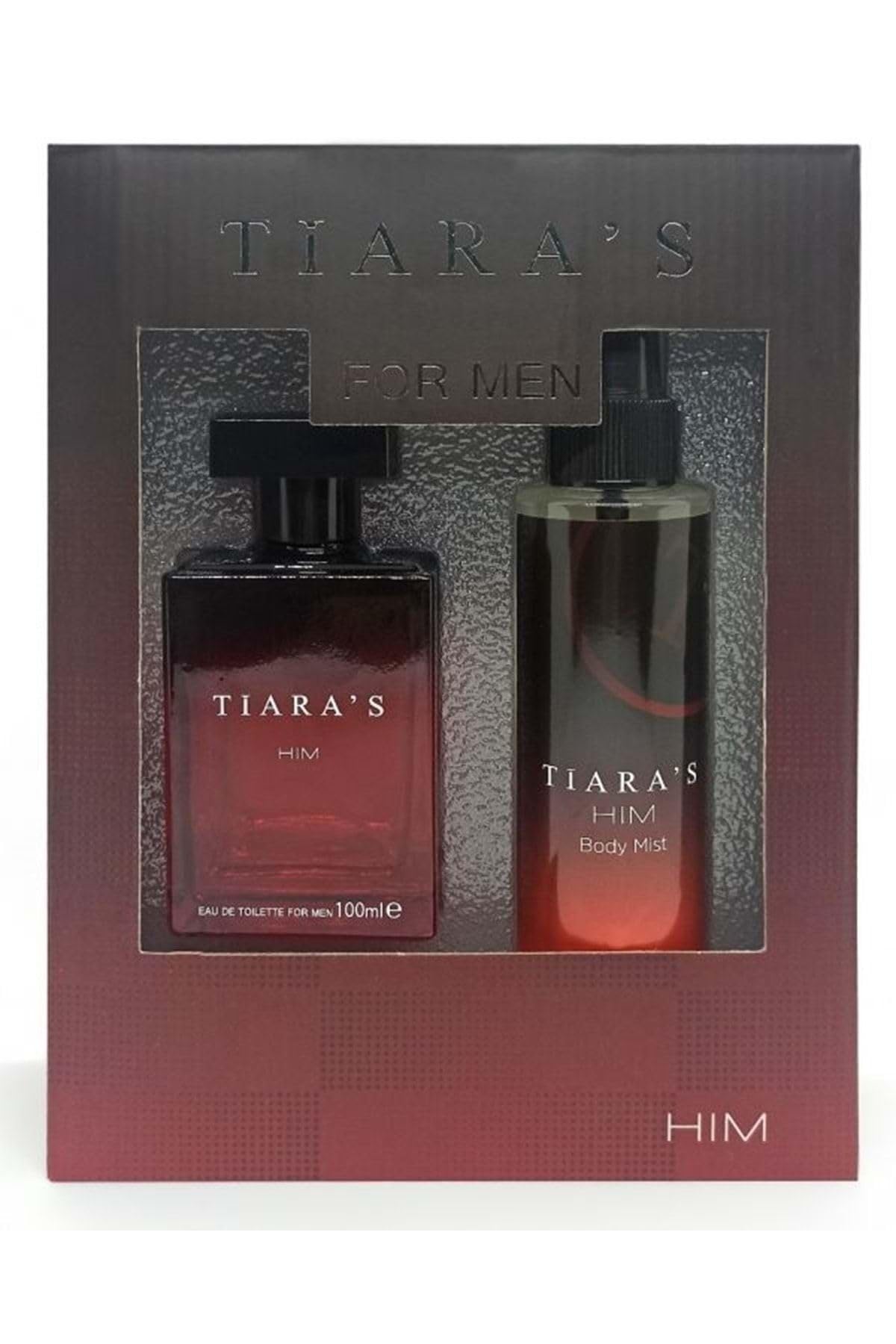 Tiaras Him Edt 100 ml & 150 Ml.body Mist(ÇOK KALICI,FARK YARATAN ERKEK PARFÜMÜ)