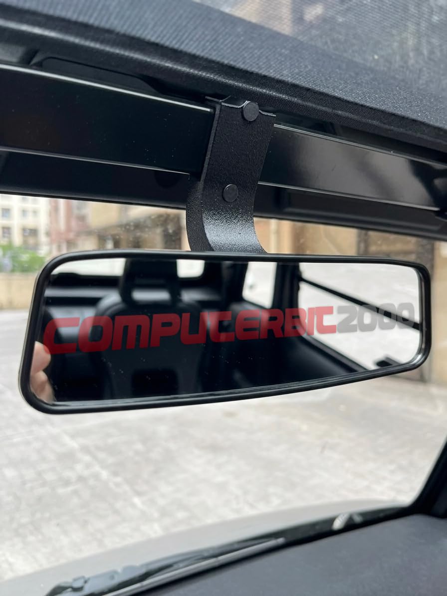 Specchietto Retrovisore Interno per Citroen Ami, Fiat Topolino e Opel Rocks-e – Kit Completo con Supporto 3D e Viti di Fissaggio – Massima Stabilità Antivibrazione – Ampia Visibilità