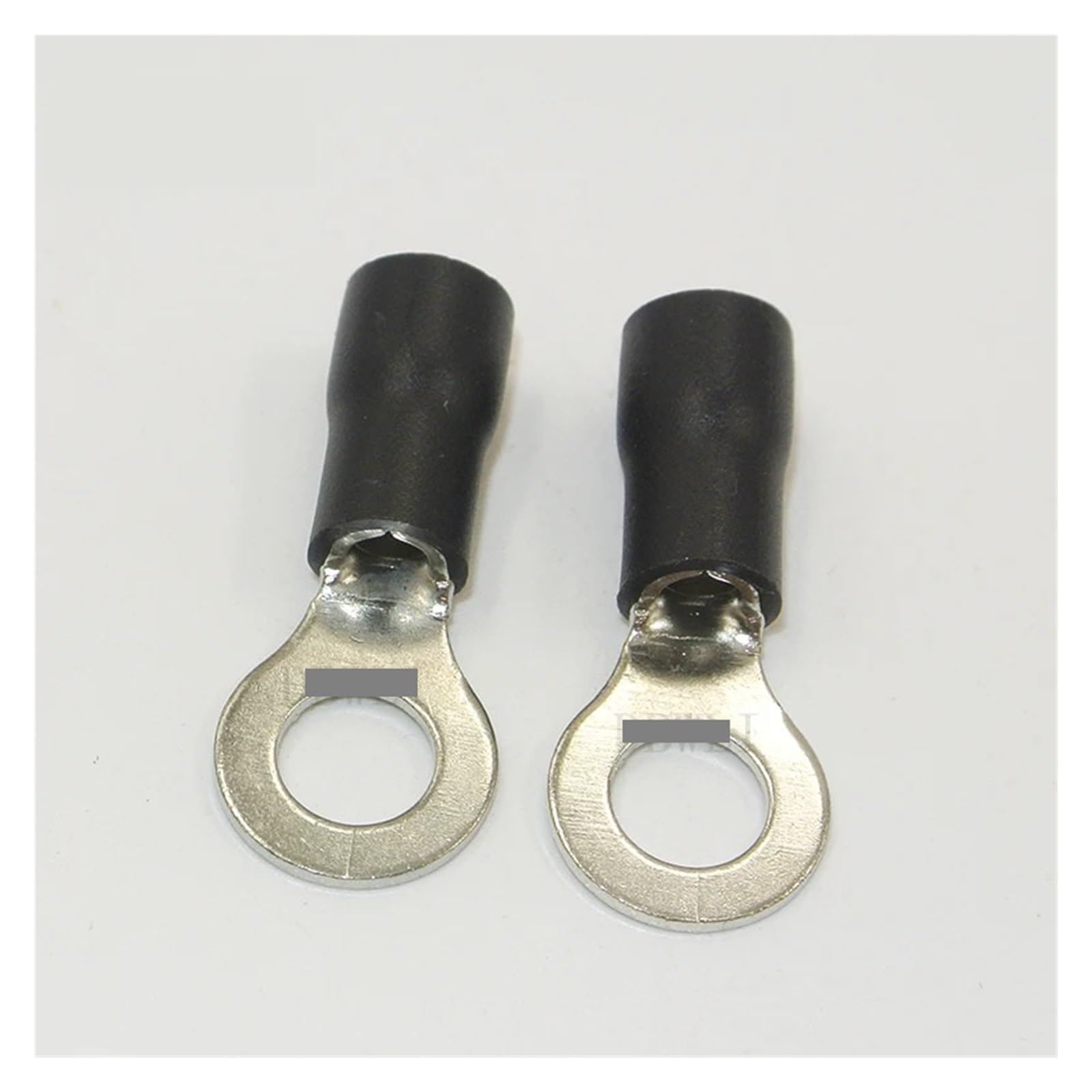 BYLSAGWHT RV3.5-8 500PCS 14-12AWG 5/16" Black Insulated ring Terminals Electrical Crimp Connector 500pcs