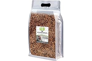UB Dried Black Soldier Fly Larvae (5LB bag) | High Protein Chicken Treats