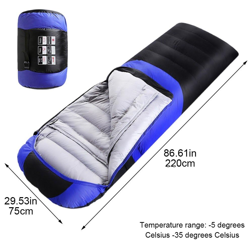 Saco De Dormir para Exteriores, Cálido, Impermeable, para Invierno, Camping, Viajes, Senderismo, Accesorios