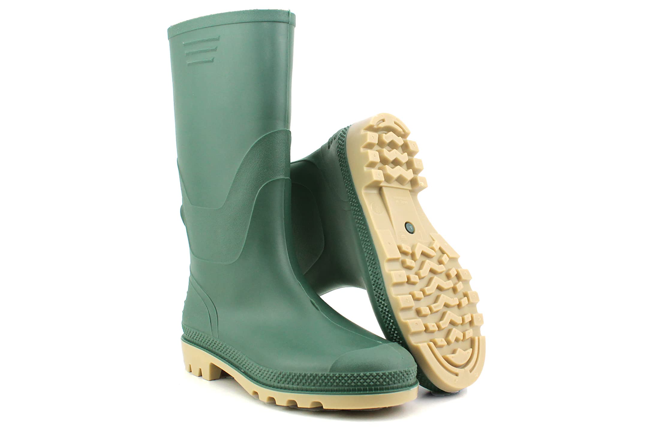 A And H Footwearwomens Ladies Waterproof Wellies Mid Calf Slip
