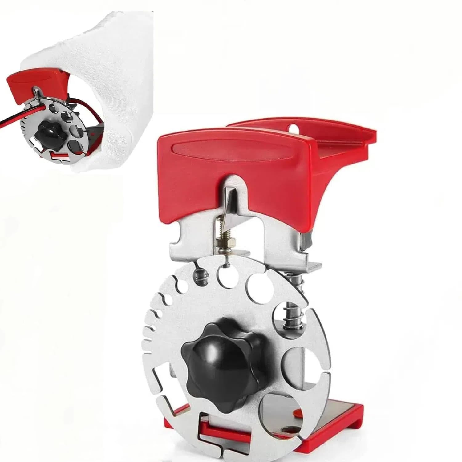 Pelacables Mano Universal,Peladora Manual Alambre De Cobre Herramienta,Pelacables Multifuncional Profundidad De Corte Ajustable,para Pelar y Cortar Cables 2 en 1 Para Cables de Diferentes Diámetros