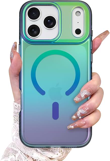 AIGOMARA Magnetic Case for iPhone 17 Pro [Compatible with Magsafe] [Fluo...