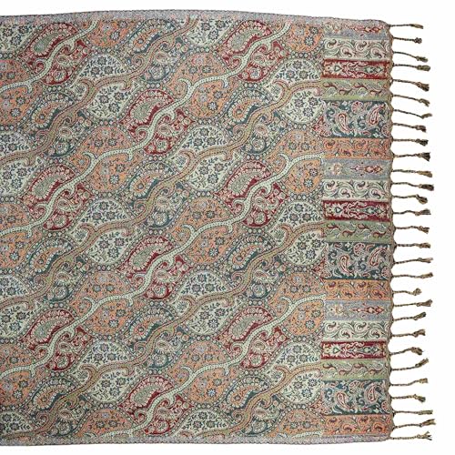 Foulard pashmina Floral Waves Freak Scene 210x70cm Modèle 08 Boho