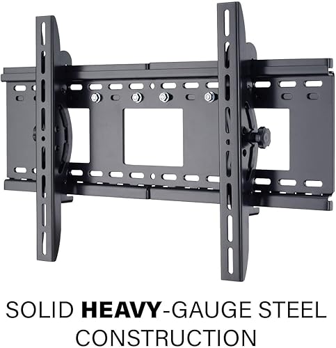 Miniatura 2 de SANUS Soporte de pared universal de 3 pernos inclinable para televisores de 50 a 120 pulgadas, duradero, diseño de perfil bajo que combate el