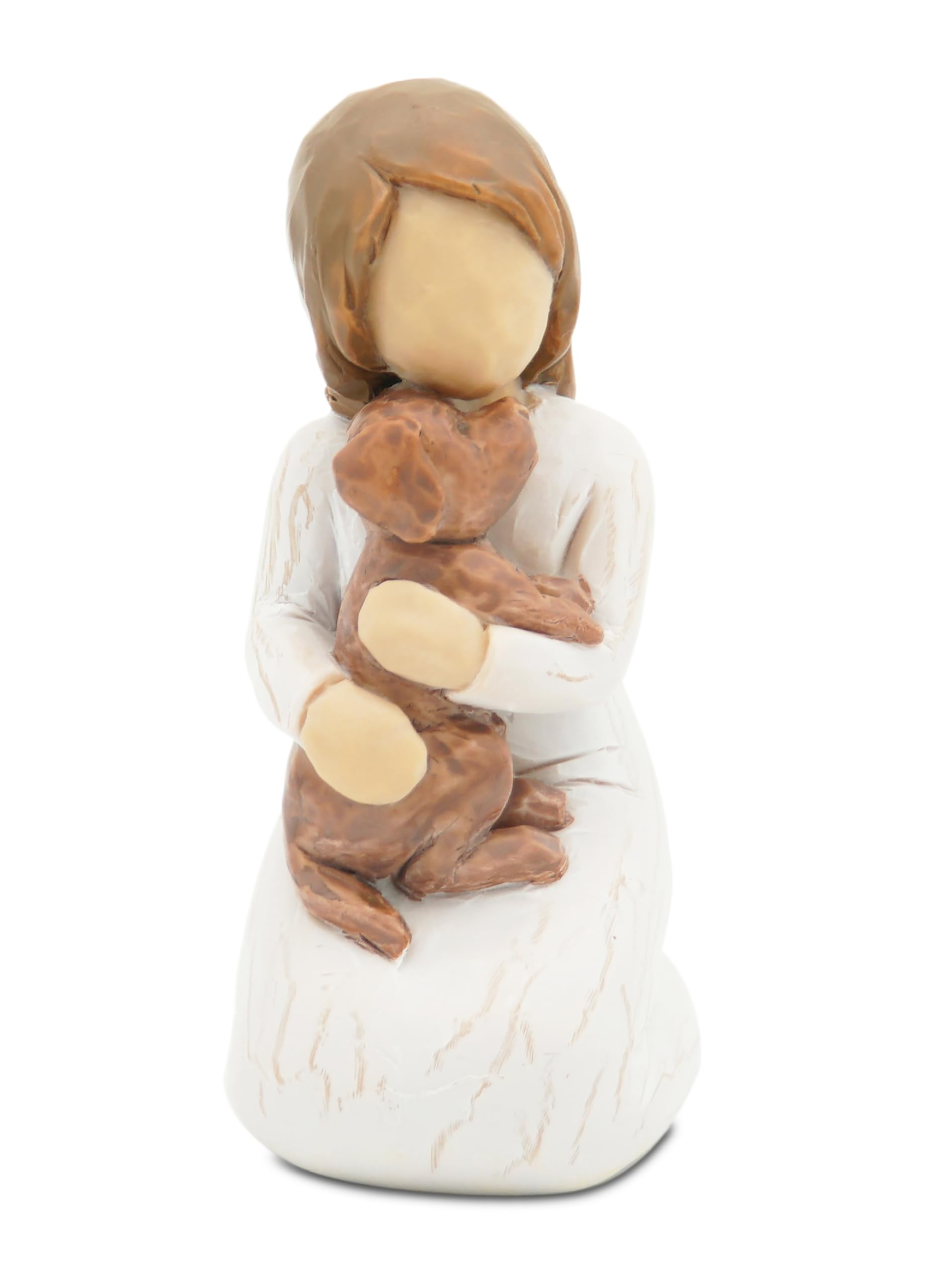 Dekismeos Angel Figurines for Women,Dog Memorial for Loss of Dog Sympathy Gift,Pet Memorial Ornament