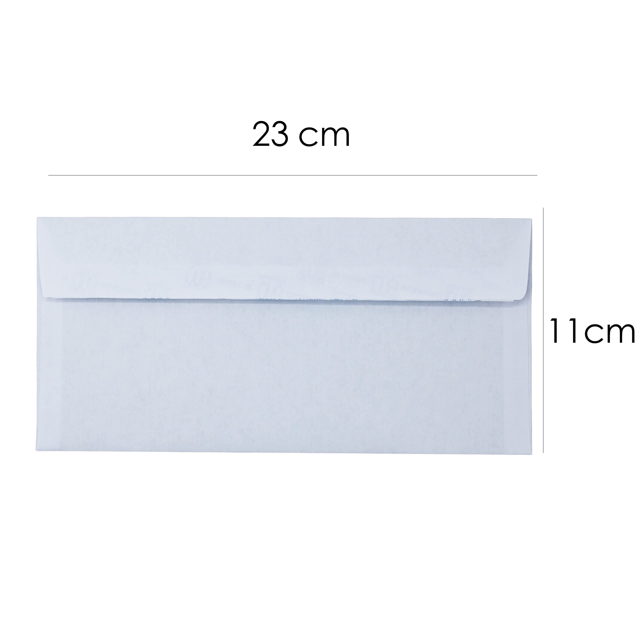 ARKRAFT Buste per Lettere Formato 23 x 11 cm Busta Americana Bianco con Chiusura Adesiva Autosigillante DL 100