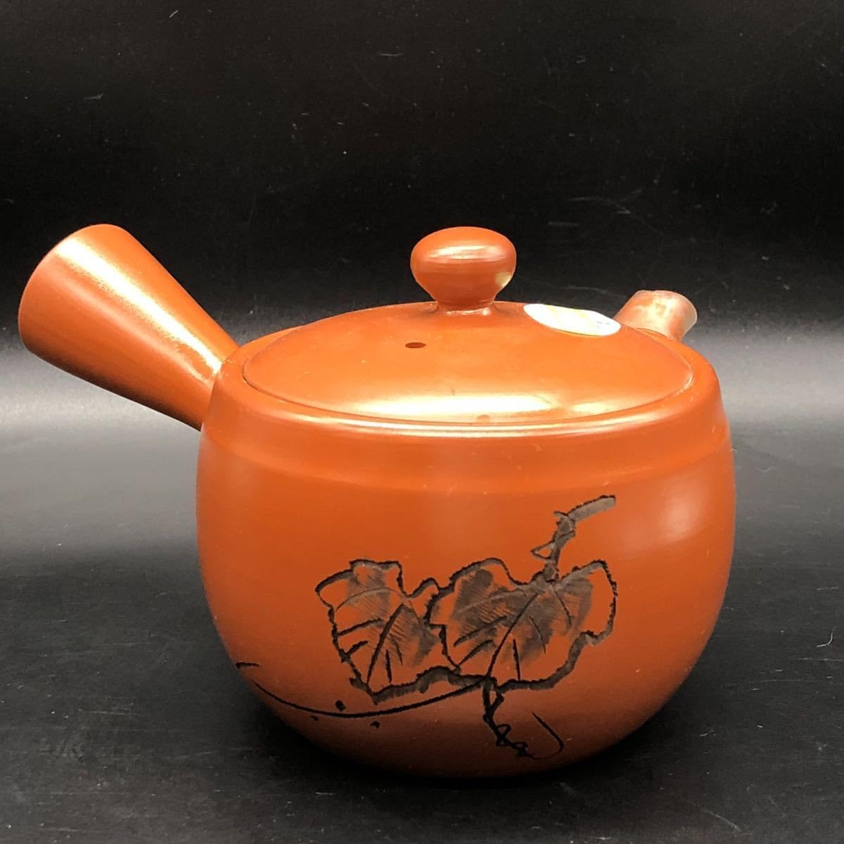 煎茶道具　朱泥窯変　急須　茶壷　V　R6136 煎茶道具 朱泥窯変 急須 茶壷 V R6136