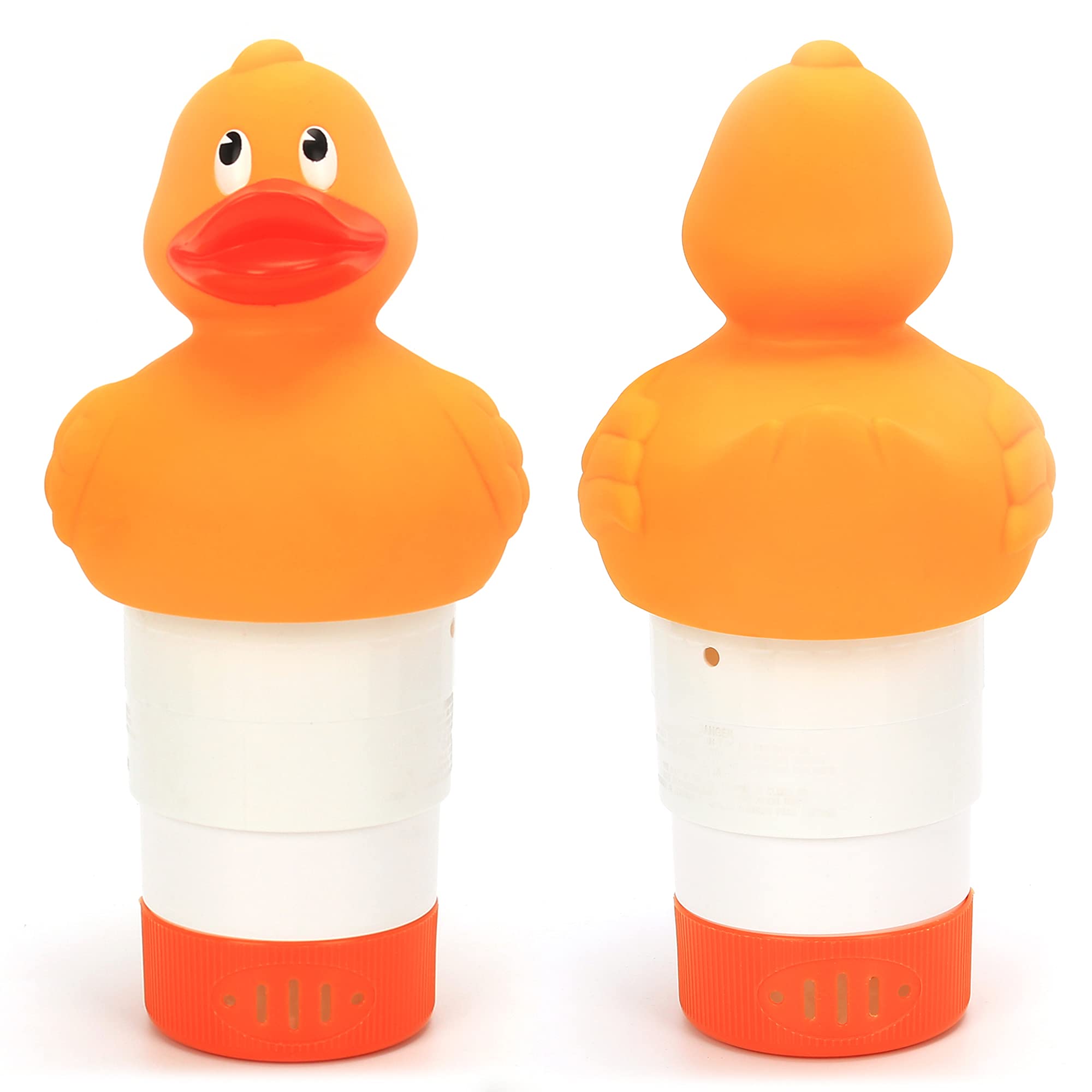 XY-WQ Galleggiante per cloro, dispenser di cloro galleggiante per piscina (anatra gialla), adatto per compresse da 1 e 7,6 cm, per piscine grandi e piccole, vasca idromassaggio, spa