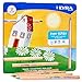 LYRA Super Ferby Giant Triangular Colored Pencil, Unlacquered, 6.25 Millimeter Cores, Assorted Colors, 18-Pack (3711180)