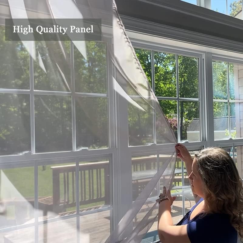 Miniatura 2 de Cortinas traslúcidas extralargas de 144, 156, 168, 192, 204, 216, 240 pulgadas de largo, cortinas de 2 pisos para sala de estar de alto celosía,