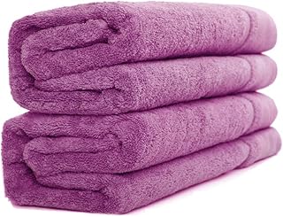 dark purple bath towel sets
