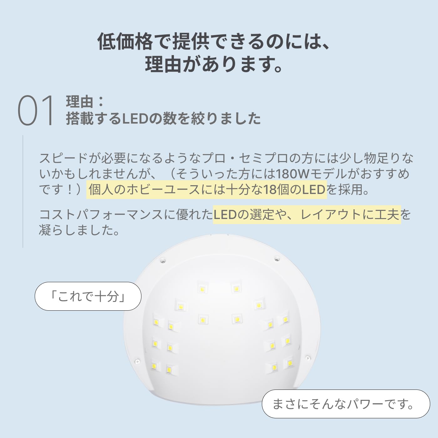 Amazon.co.jp: ネイルライト 36W LED ＆ UVライト 【ピンク】 ジェル