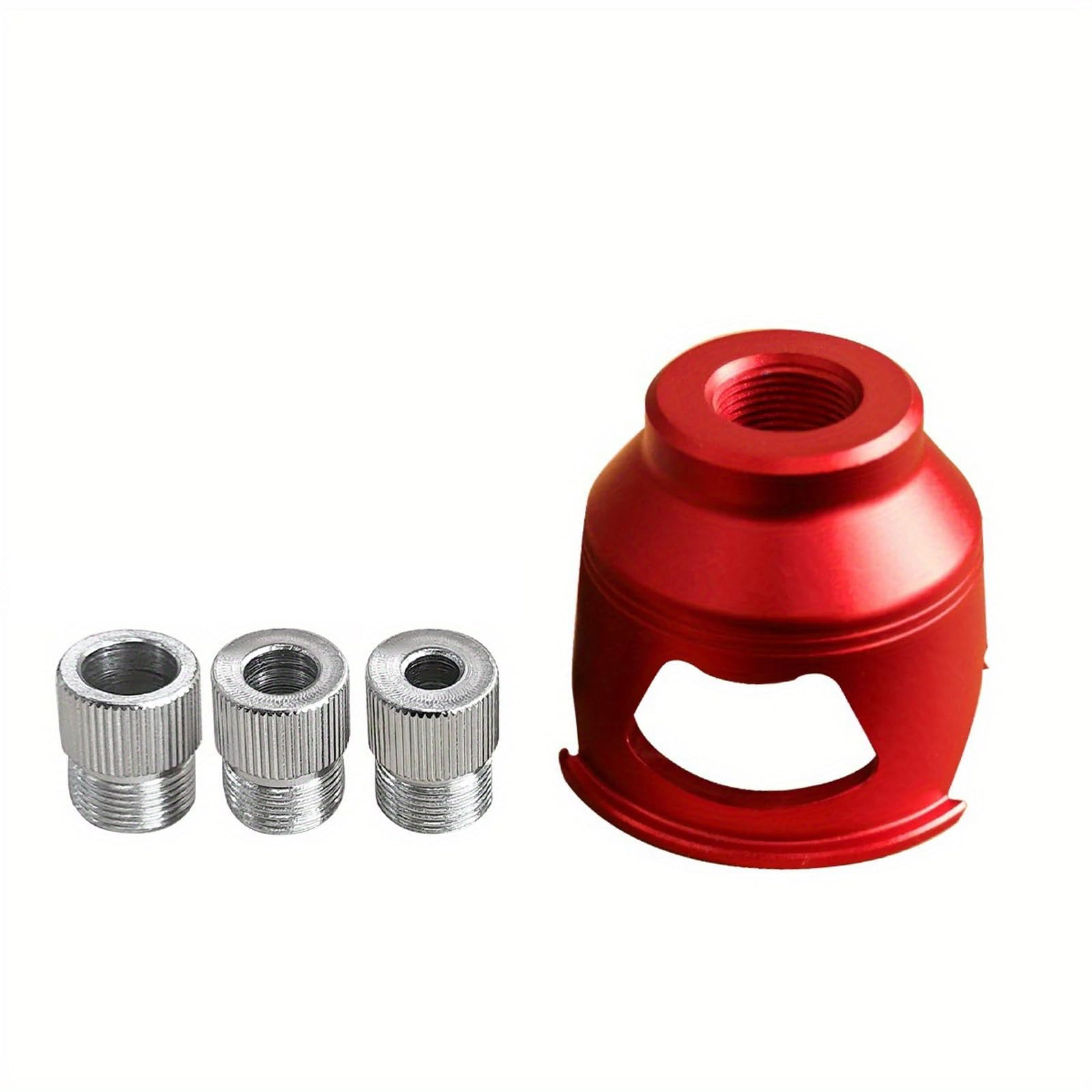 Kaccde Red Modifiable Hole Positioning Dance For 2 10Mm Drill Divisions And 6/8 / 10Mm Bushings Permanent Woodworking Tool For Woodworkers Straight Hole Drilling Dance