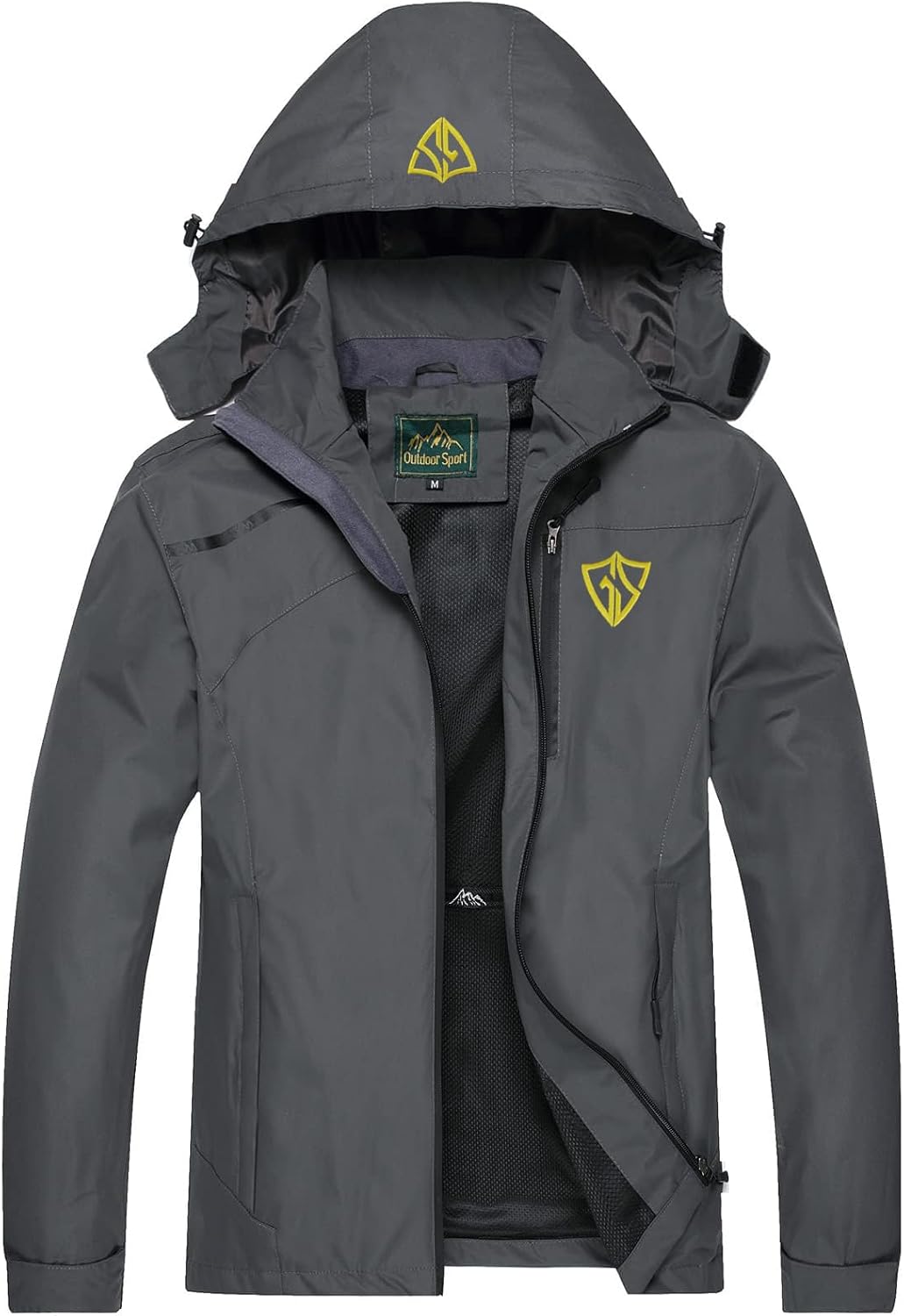 GIISAM Mens Windproof Jacket Waterproof Lightweight Mountain Sport Jacket for Men Hooded Windbreaker Raincoat GIISAM Mens Windproof Jacket Waterproof Lightweight Mountain Sport Jacket for Men Hooded Windbreaker Raincoat