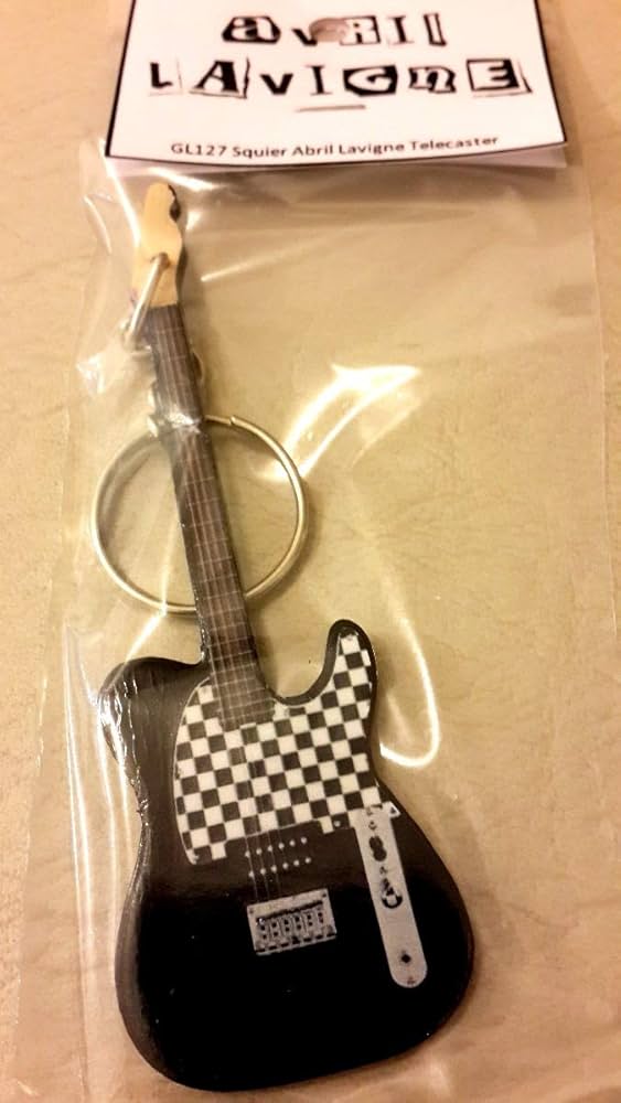 Keychain Squier Telecaster Avril Lavigne : Amazon.pl: Moda