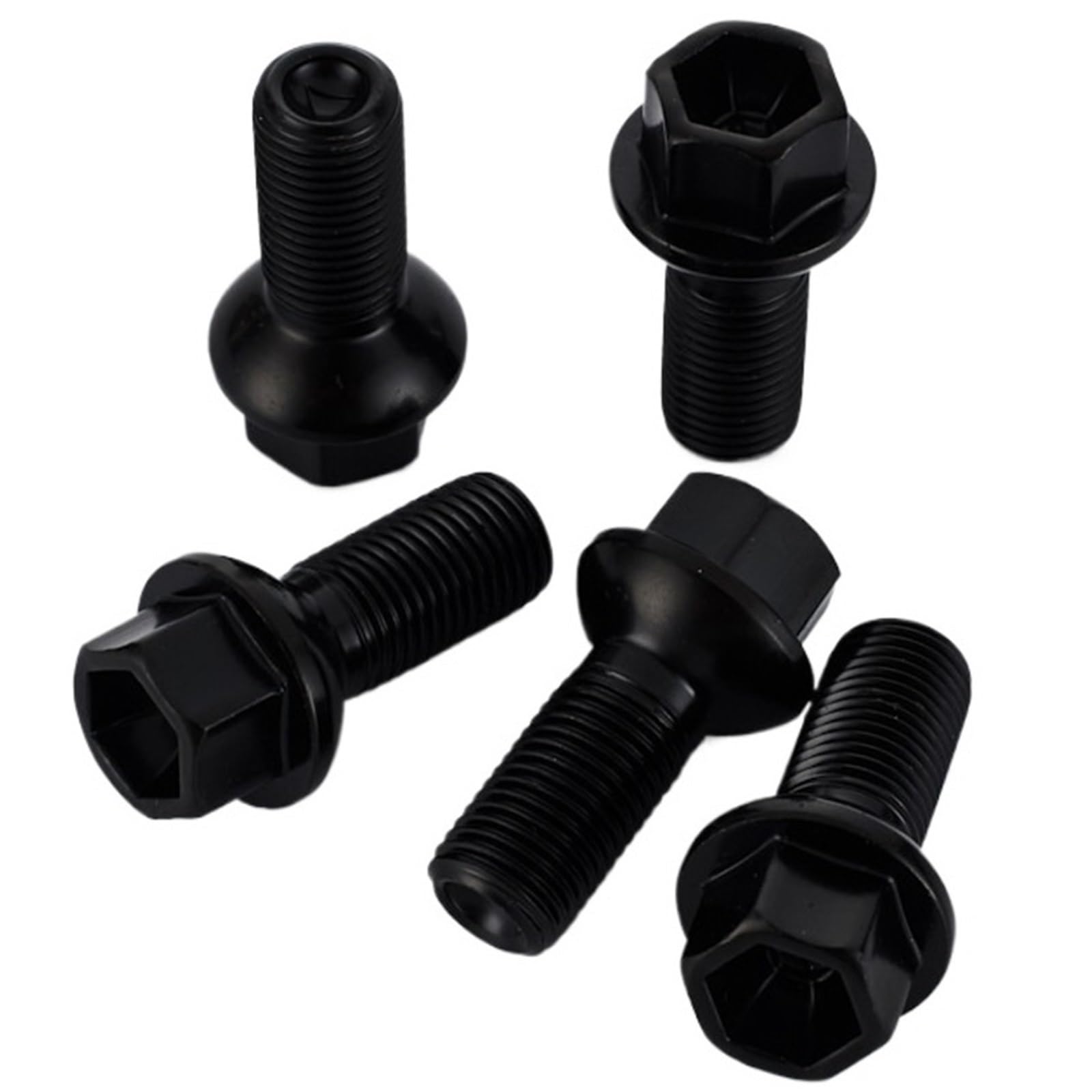 Bulloni ruota auto Compatibile Con Benz Per SL550 2011 5 Set Di Dadi Per Cerchi In Lega Con Rondella Conica OEM: 0009908307