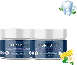 Fortbite Tooth Powder, Fortbite Remineralizing Tooth Powder for Healthy Teeth & Gums, Fortbite Toothpaste,Tooth Whitening Powder Stain Removal,Keep Your Teeth and Gums Health (2pcs)