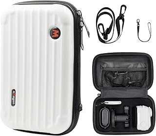 BeisDirect Hard Carrying Case for Insta360 GO 3 Storage Bag for Insta 360 GO3 Waterproof Protective Storage Bag Travel Handbag Camera Accessories (White)