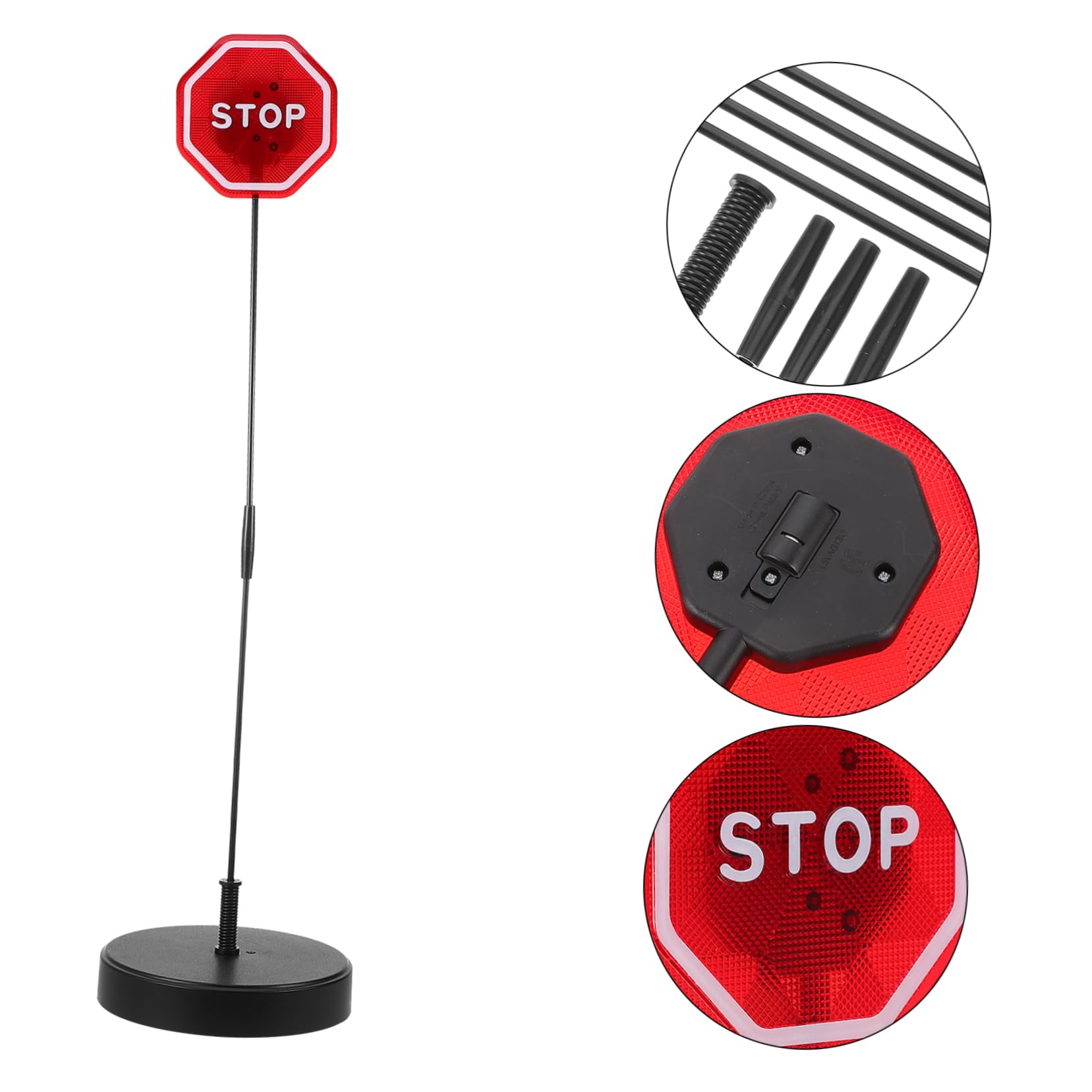 Alipis Sensore Parcheggio Per Garage Segnale Stop Per Garage Luci Led Lampeggianti Alimentato Batteria Per Evitare Collisioni e Migliorare