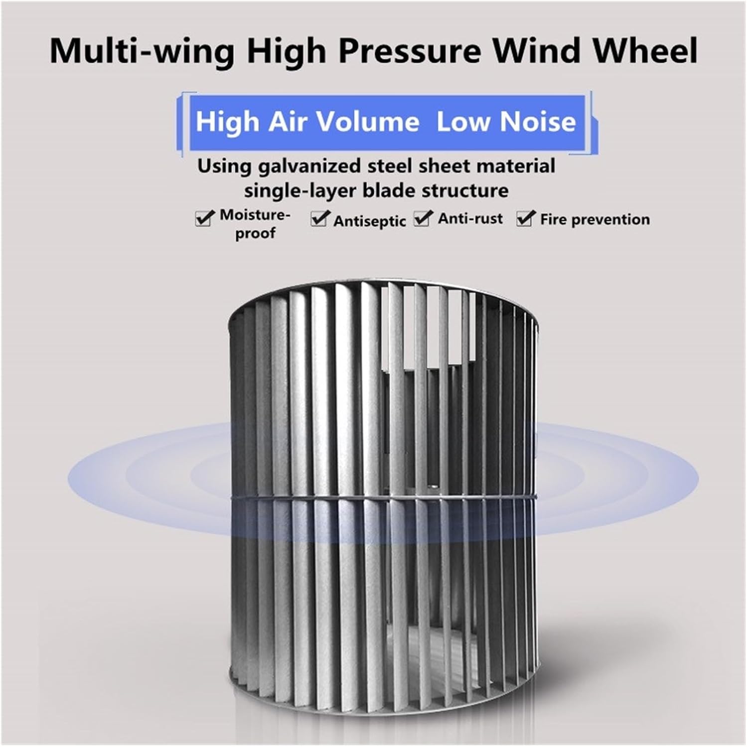 Industrial Fan Small Household Silent Split Stainless Steel Exhaust Fan,Centrifugal Pipe Fan Powerful Exhaust Fan Ventilator Industrial Powerful Blower(DPT10-11)