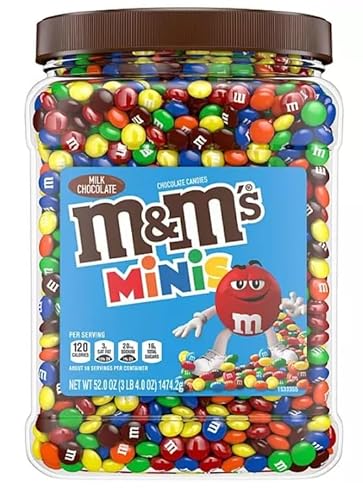 M&M Bulk Milk Chocolate Candy Variety Packs (Bucket) 52 ounces