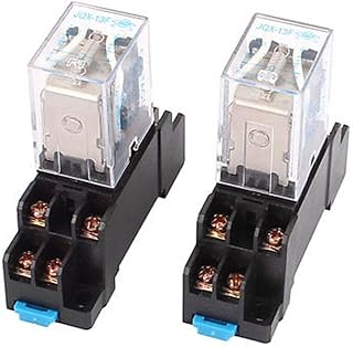 DC12V 10A Coil Voltage 8 Pin DPDT Electromagnetic Power Relay w Socket Base 20Pcs DIY Supplies