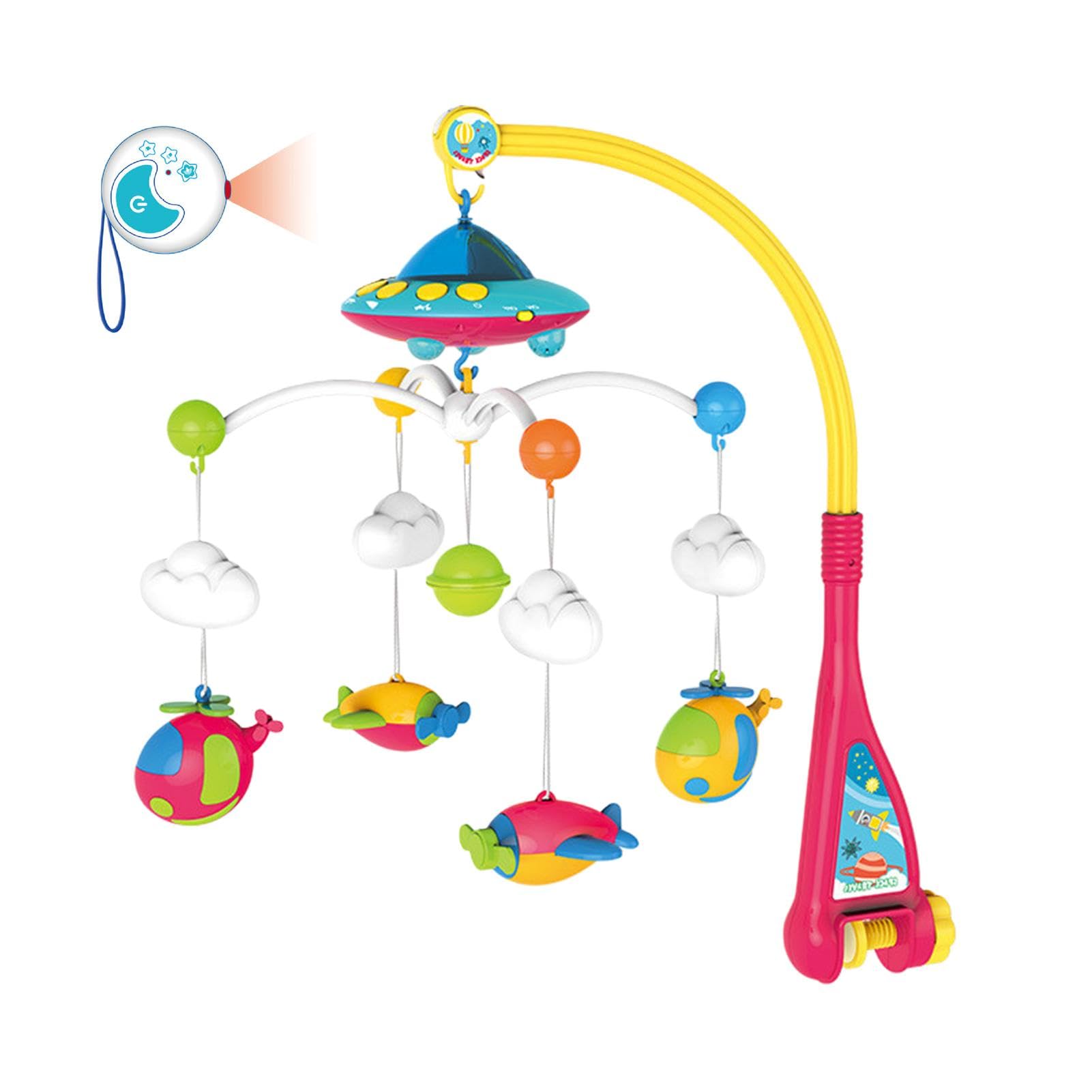 Mobile musical pour le berceau, bébé berceau musical mobile Lights Fonction