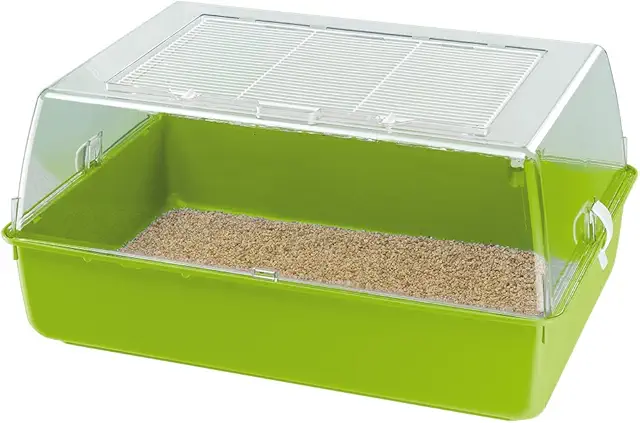 Ferplast Hamsterkäfig MINI DUNA MULTY - Kunststoff-Terrarium für Kleintiere 55x39x27cm