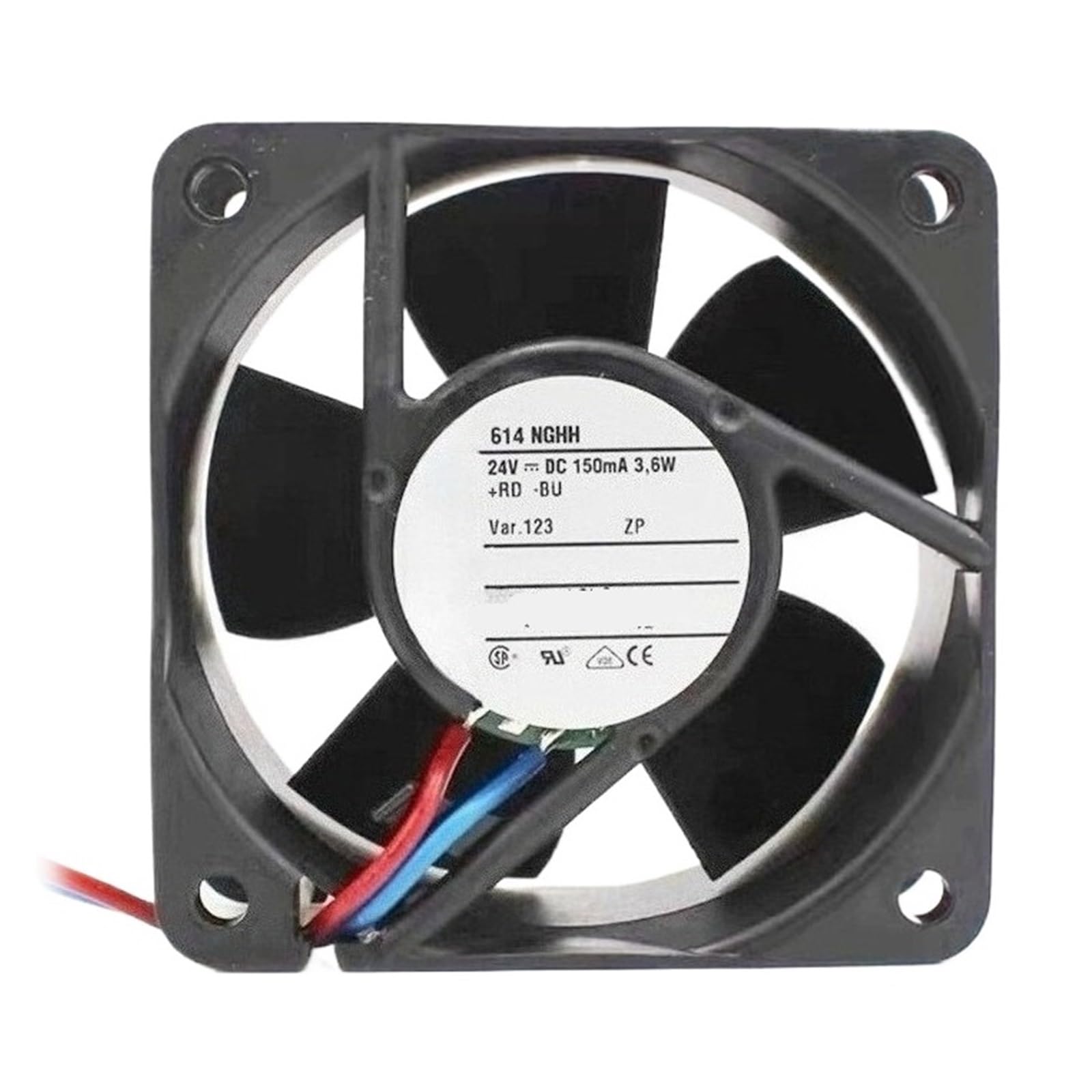 FSBNMNXPQ 3.6W 150mA 24VDC 60 * 60 * 25MM 614NGHH cooling fan