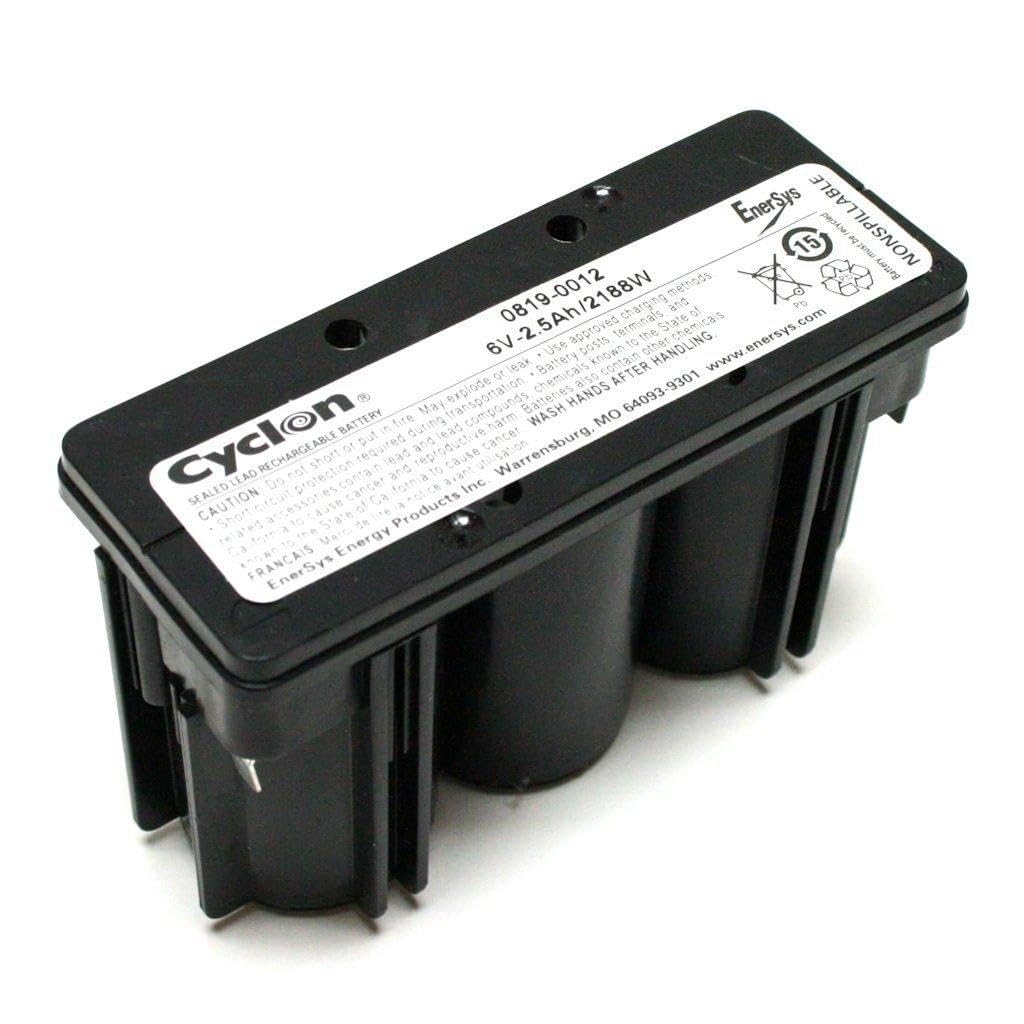 Hawker 0103-6 volt 2.5 amp 0859-0010 Rechargeable Battery (HAWKER 0819-0012)