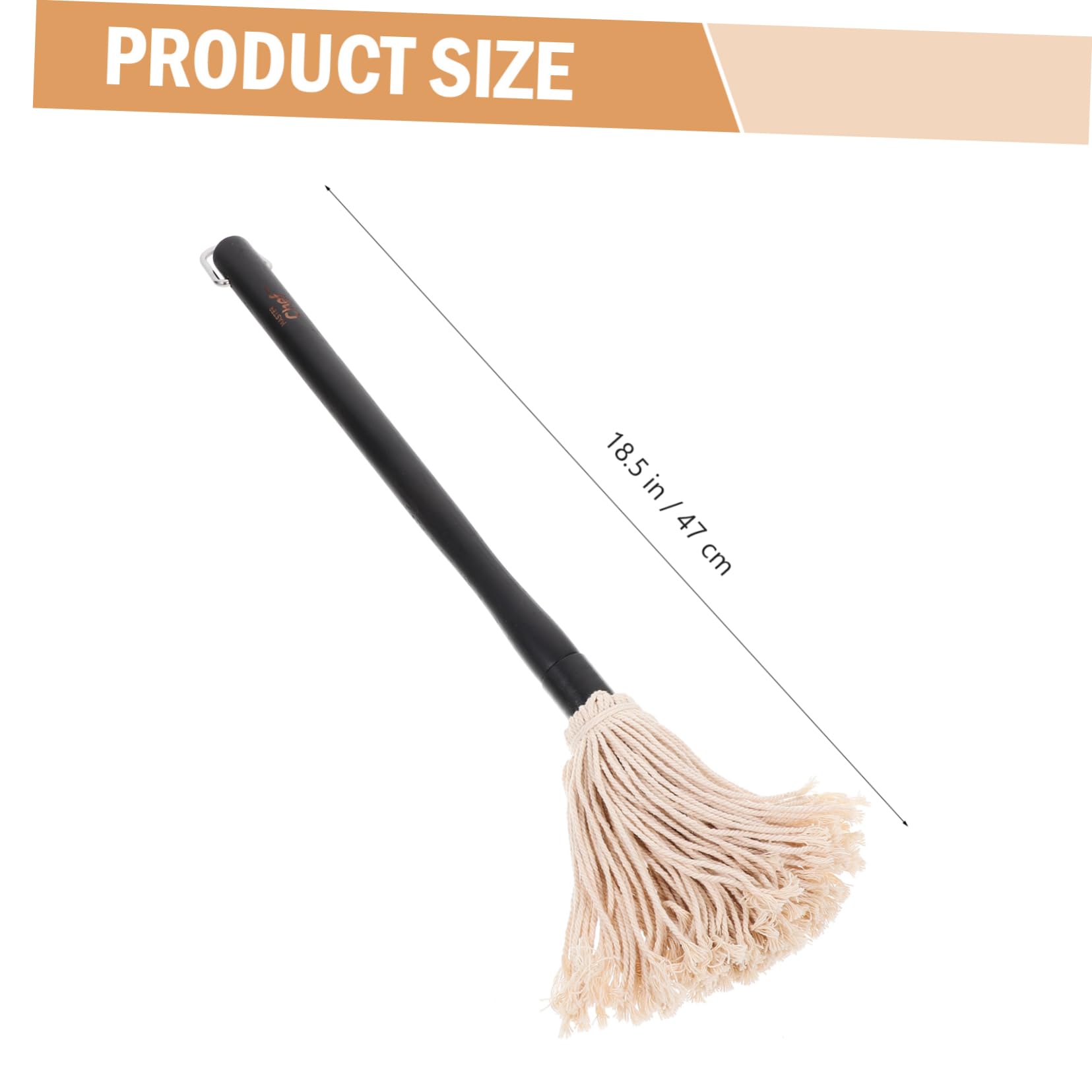 FUNOMOCYA 1Pc Food Grade Kitchen Oil Brush with Handle Ergonomic Basting Mop for Barbecue Grilling Easy to Clean Brush for Cooking Baking Bbq Accessory