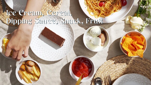 Set 6 Ciotole Porcellana 200ml Stile Boemo - Per Dessert, Zuppe, Gelato - Foto 9